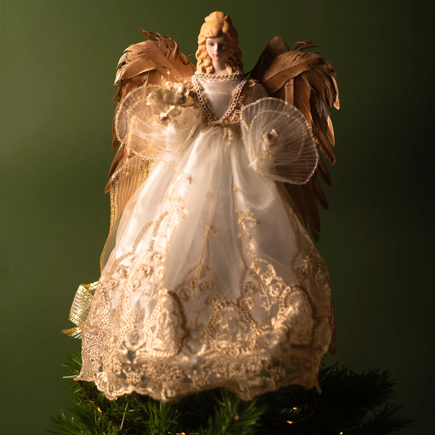 ANGEL TREE TOPPER - CHRISTMAS ORNAMENT - Image 2