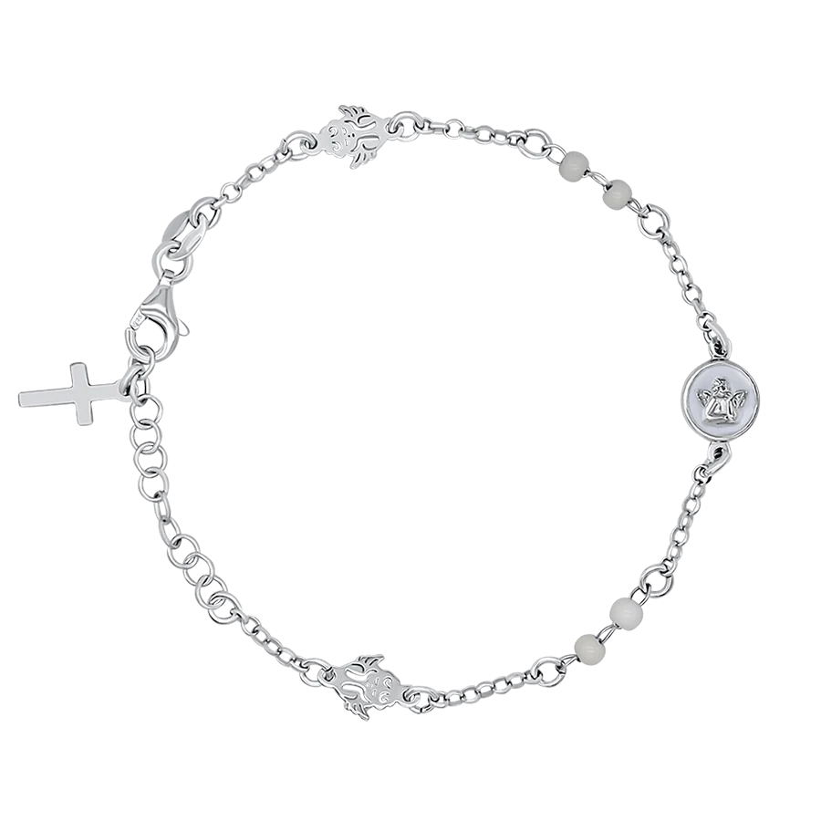 BABY CHRISTIAN BRACELET - SILVER