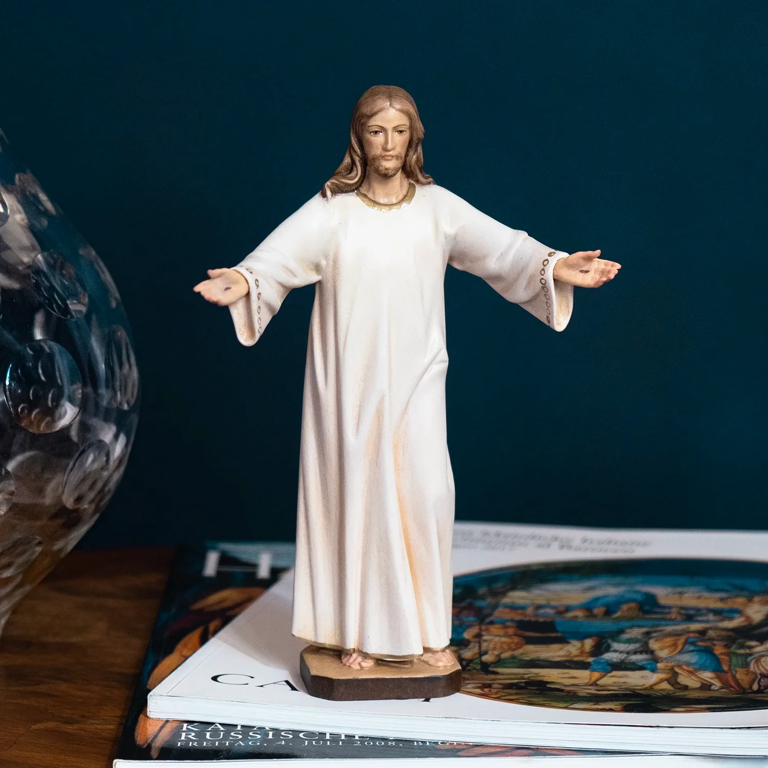 CHRIST THE REDEEMER - STATUE - WOOD - Image 2