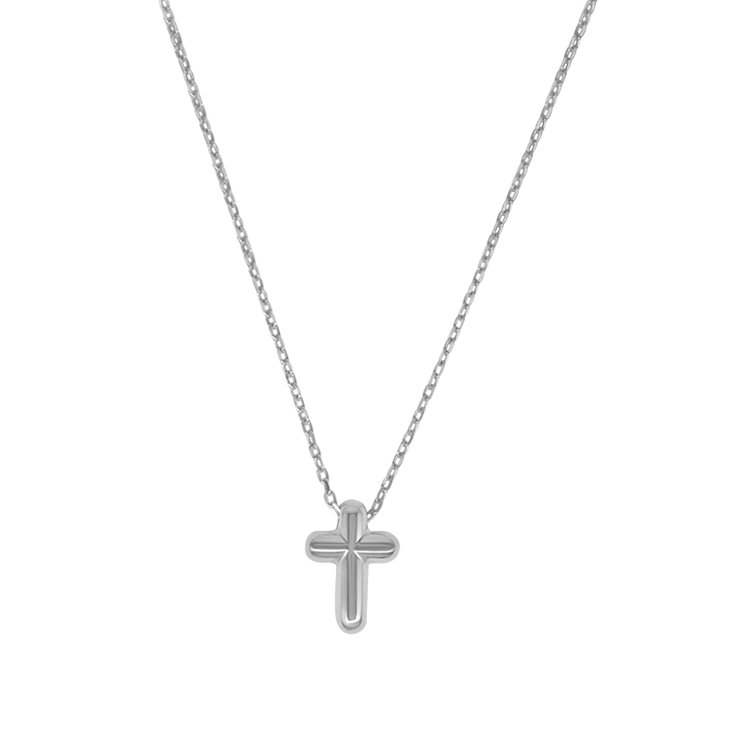 CROSS NECKLACE - SILVER