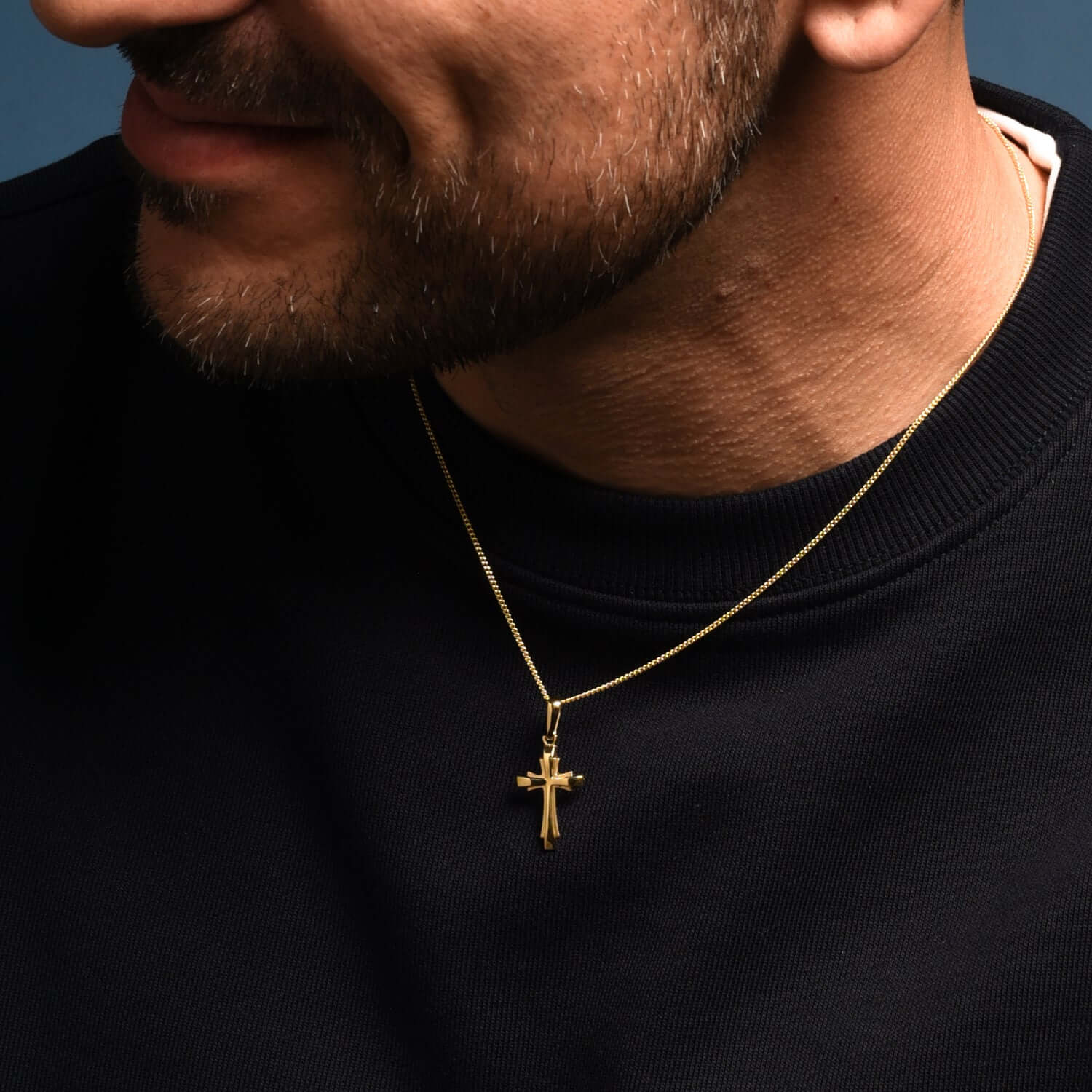 CROSS PENDANT - GOLD - Image 2