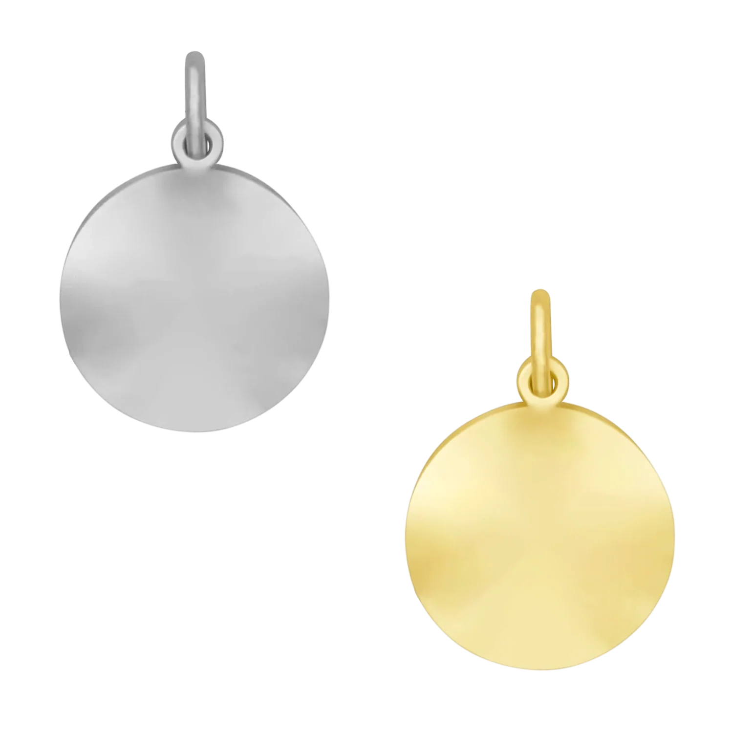 Engravable charm (Gold and White Gold rosaries)
