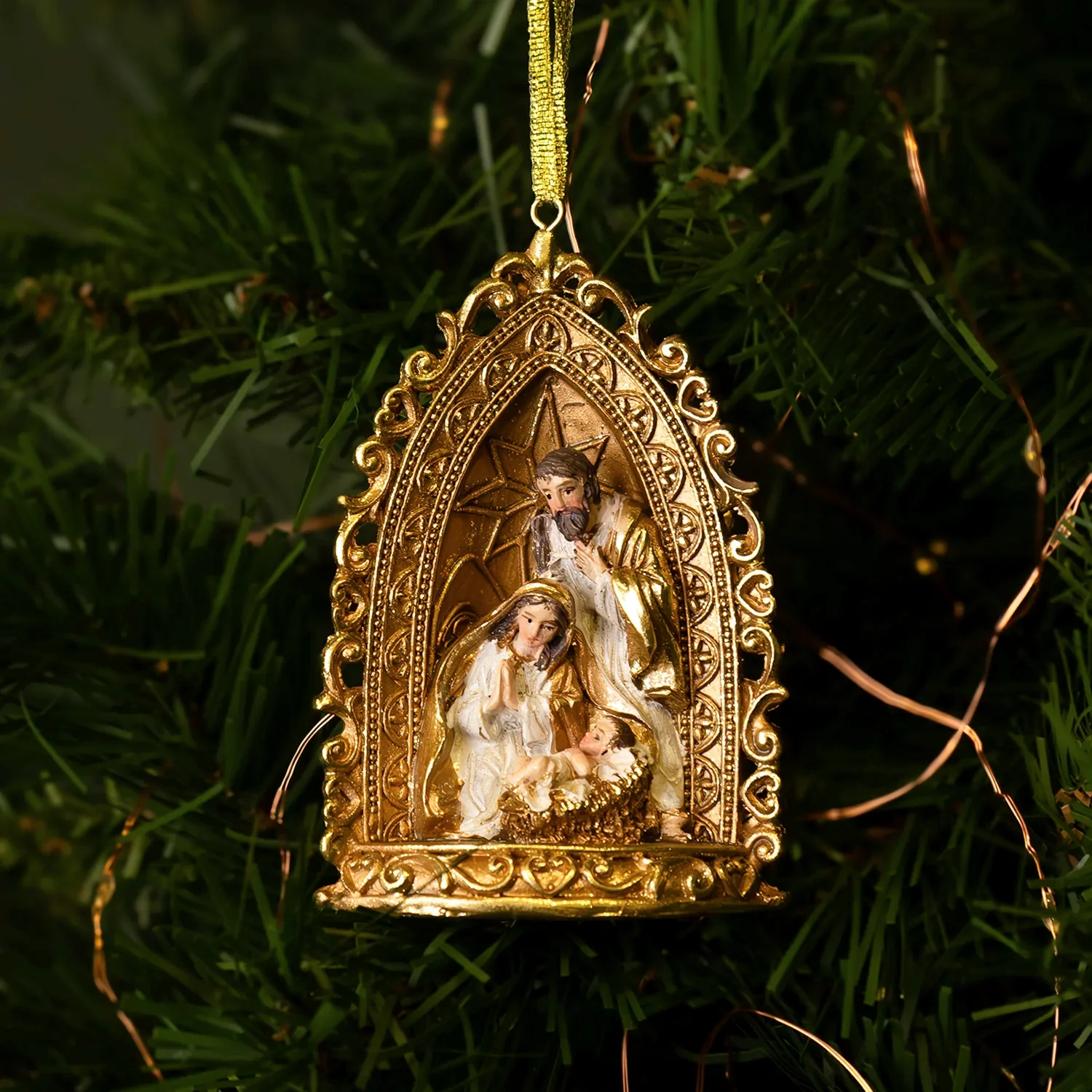 HOLY FAMILY - CHRISTMAS ORNAMENT - Image 2