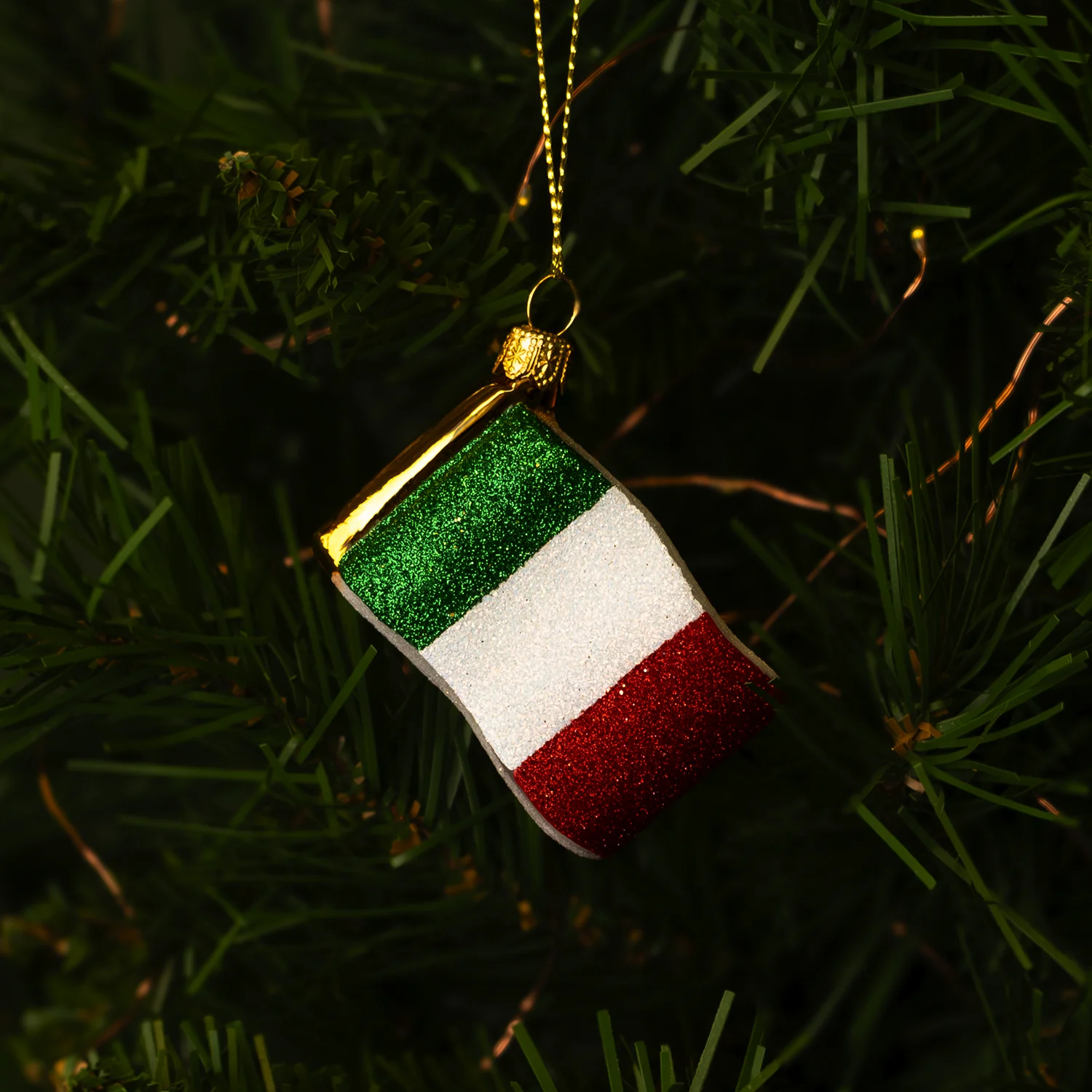 ITALIAN FLAG - CHRISTMAS ORNAMENT - Image 2