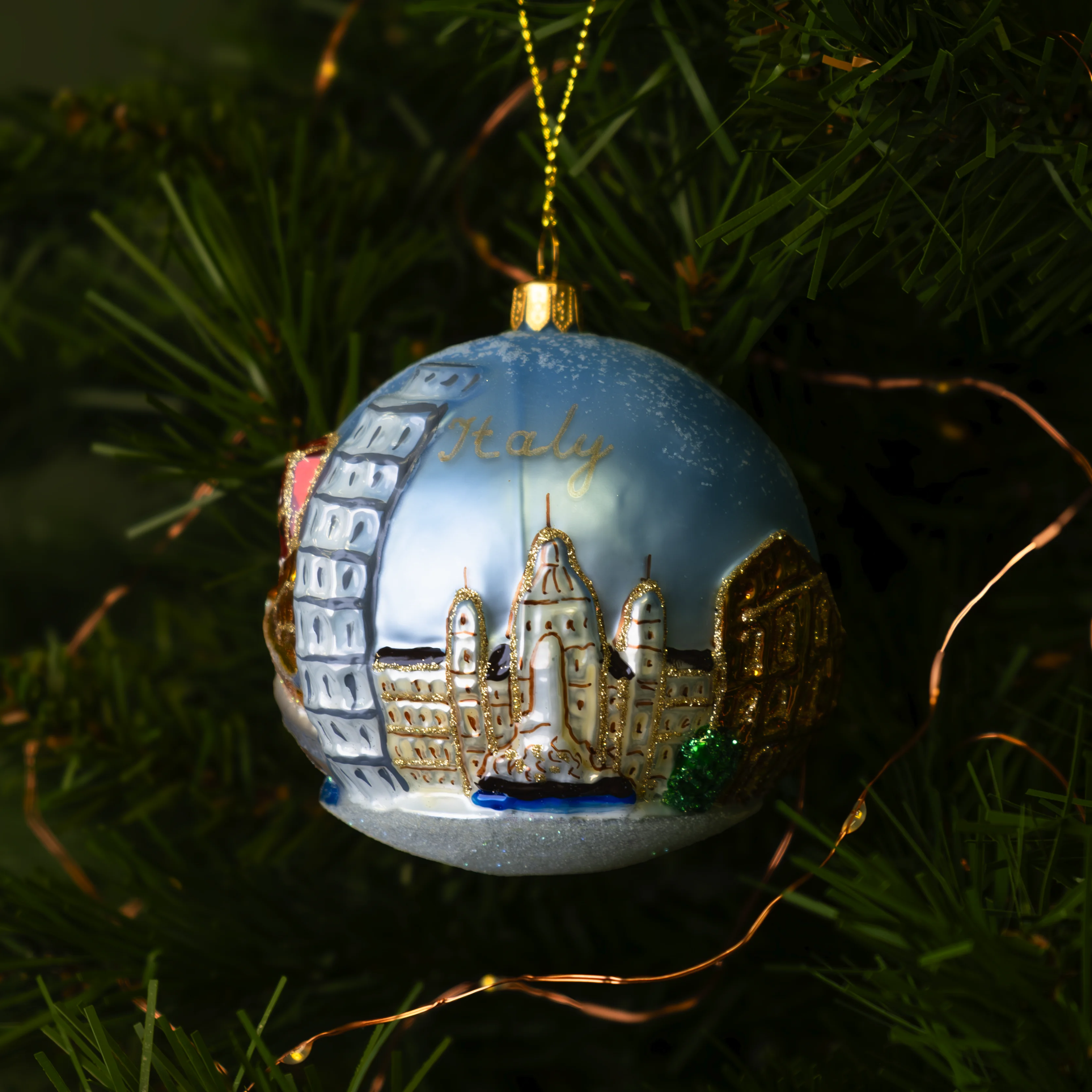 ITALY - CHRISTMAS BAUBLE - GLASS - Image 3