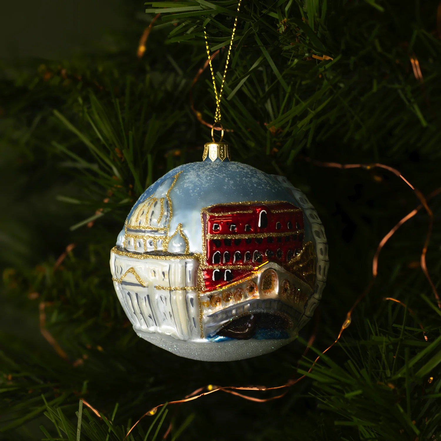 ITALY - CHRISTMAS BAUBLE - GLASS - Image 4