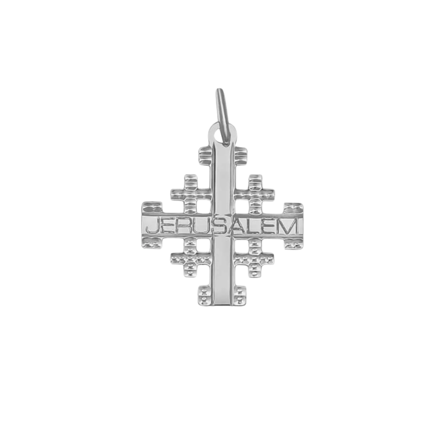 JERUSALEM CROSS PENDANT - SILVER