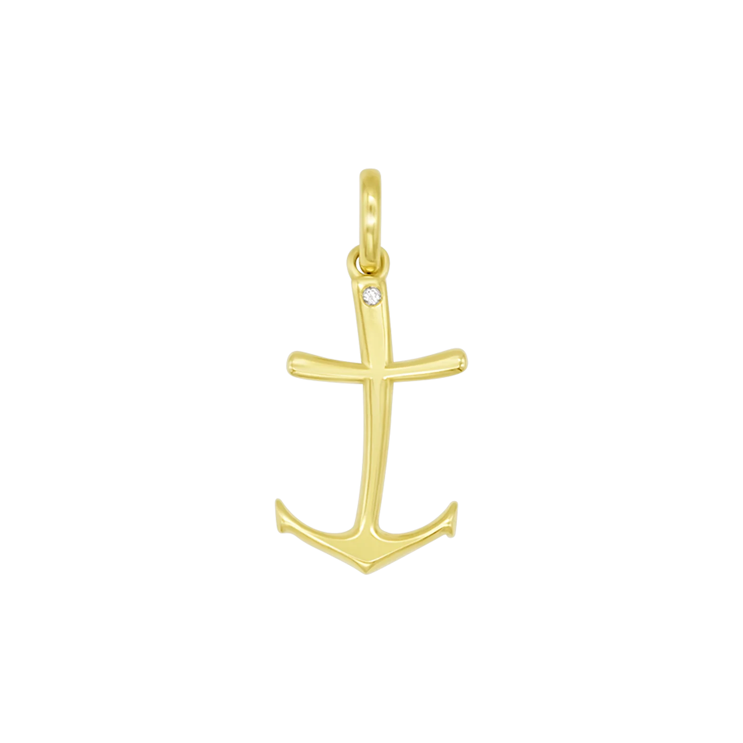 JUBILEE 2025 - ANCHOR OF HOPE PENDANT - GOLD AND DIAMOND
