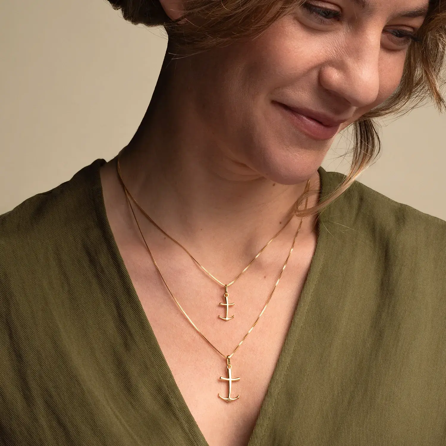 JUBILEE 2025 - ANCHOR OF HOPE PENDANT - GOLD - Image 2