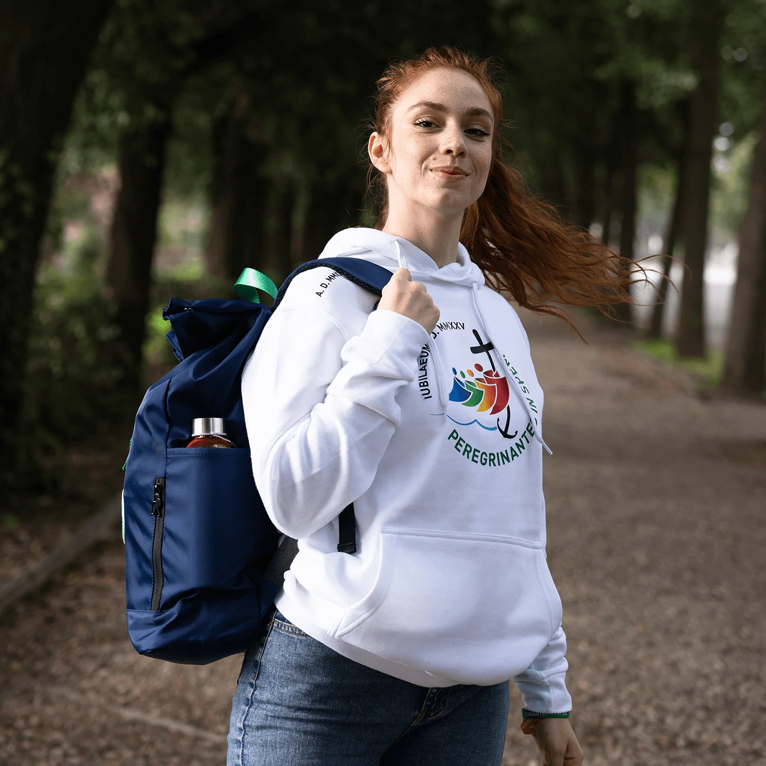 JUBILEE 2025 - HOODED SWEATSHIRT - WHITE - Image 4