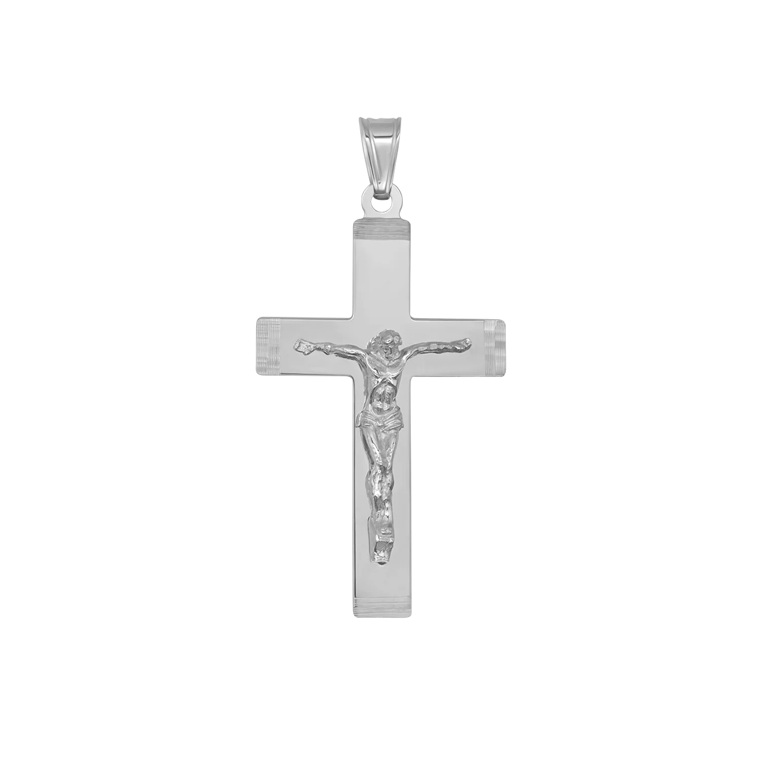 LARGE CRUCIFIX PENDANT - SILVER