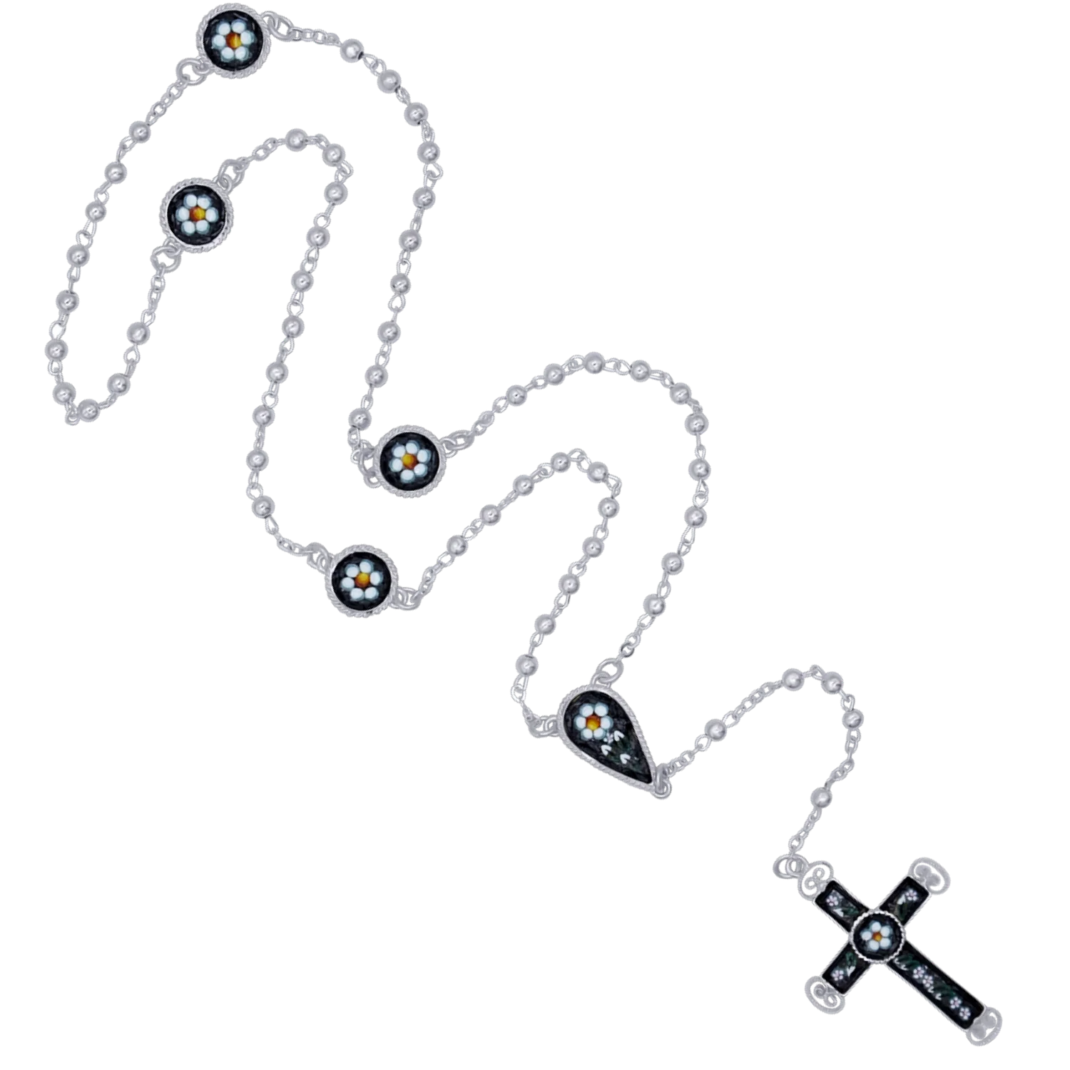 MICROMOSAIC ROSARY - METAL