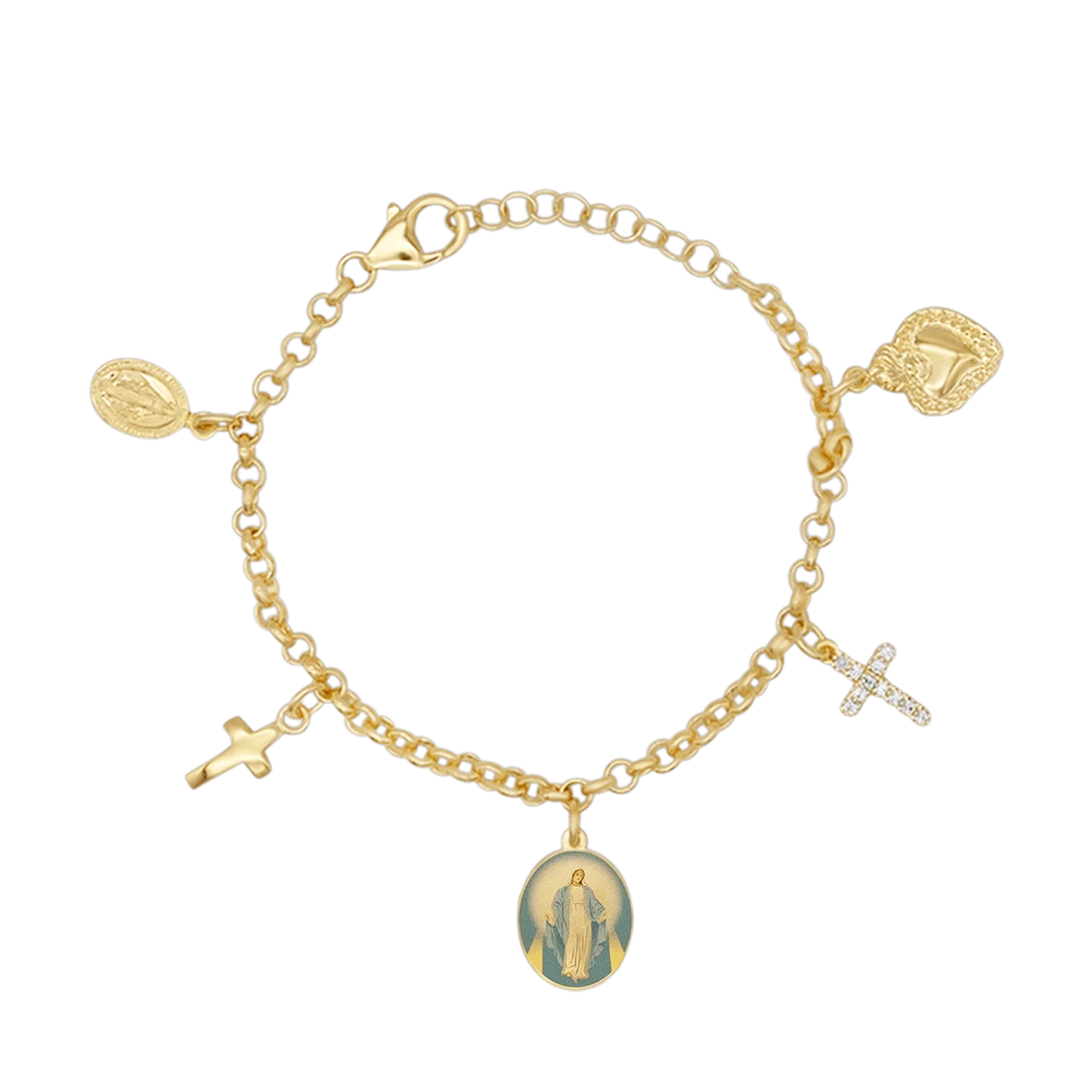 MIRACULOUS MEDAL - CHARMS BRACELET