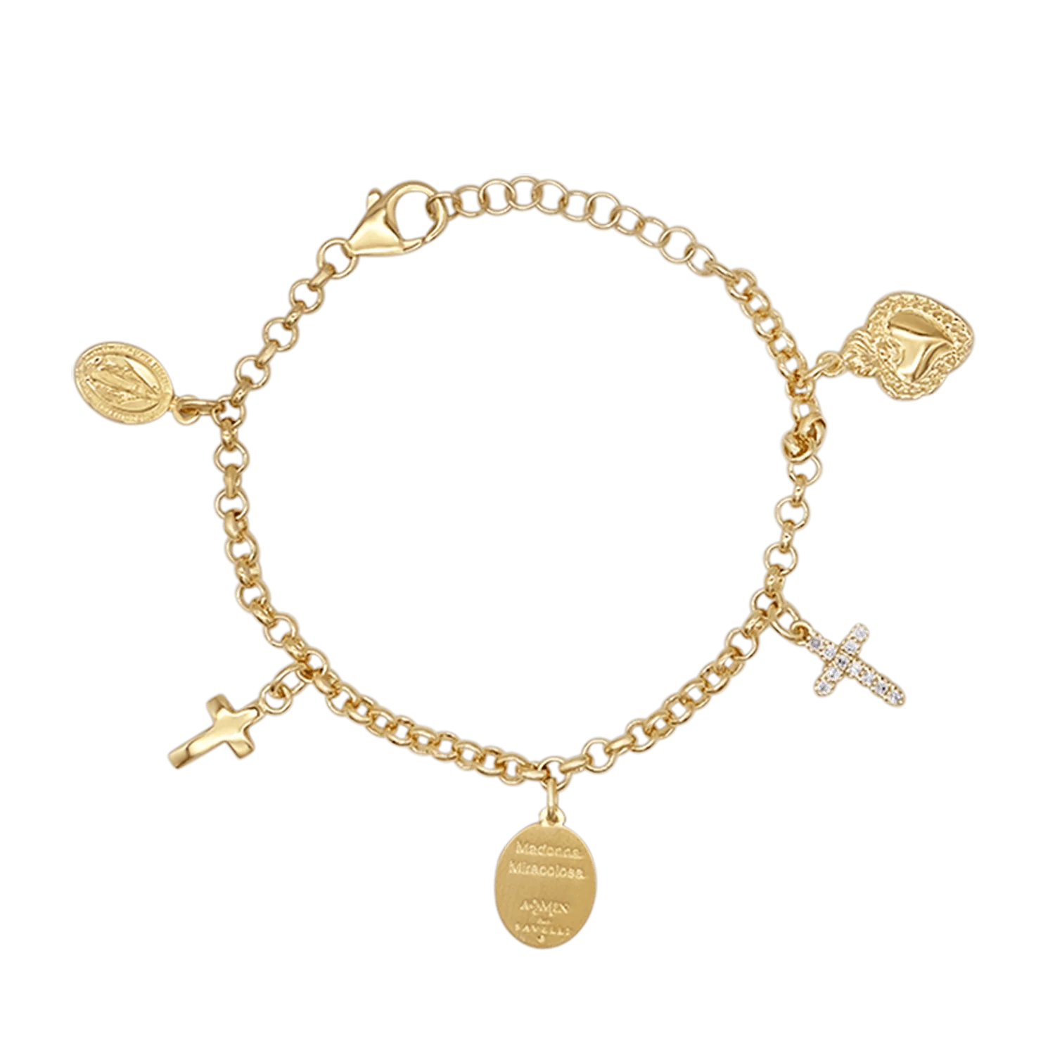 MIRACULOUS MEDAL - CHARMS BRACELET - Image 2