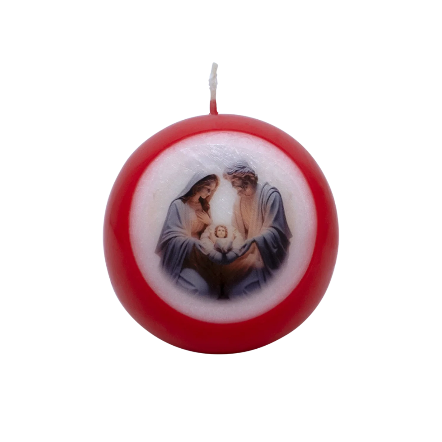 NATIVITY SCENE - RED CANDLE