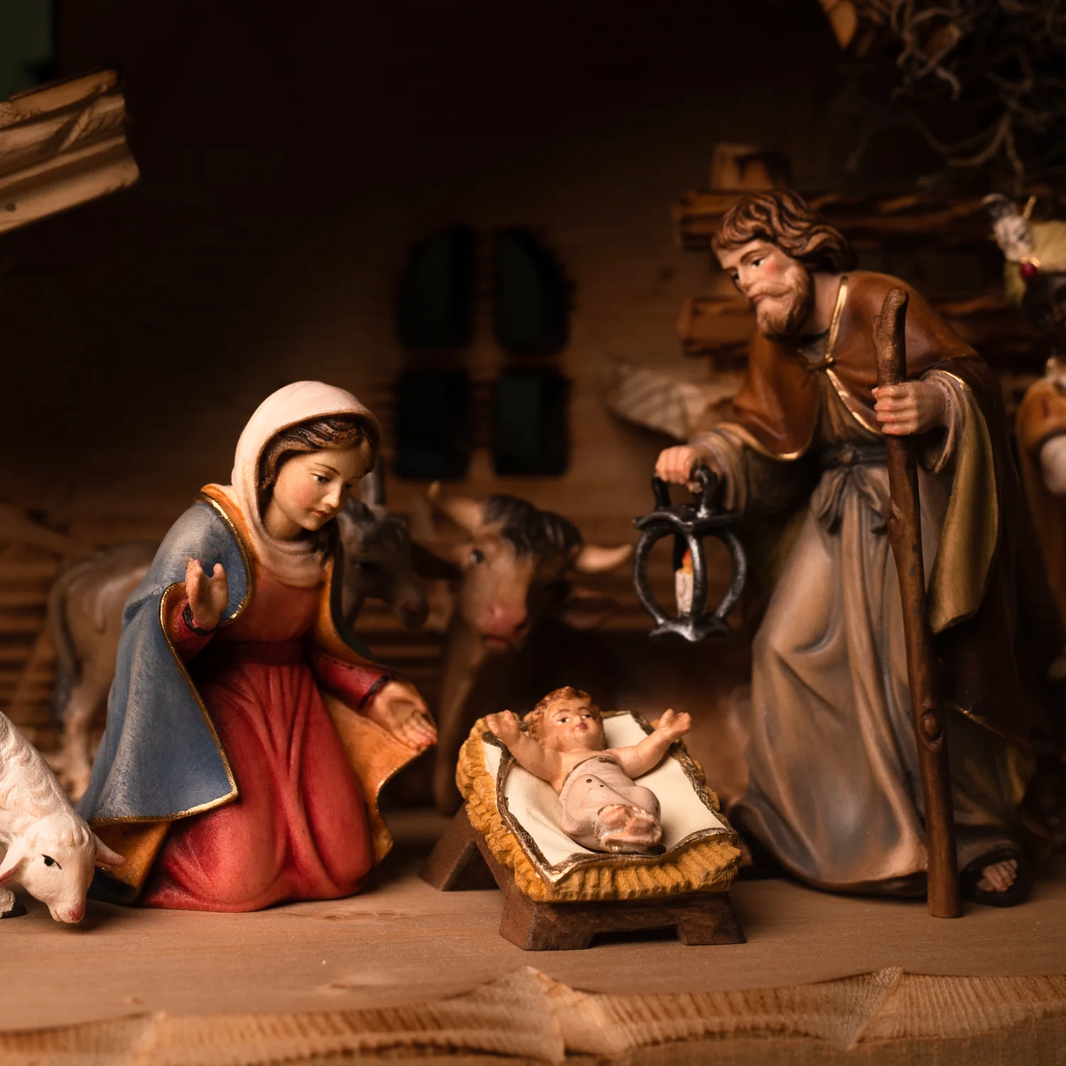 NATIVITY SET - CHRISTMAS - WOOD - Image 3