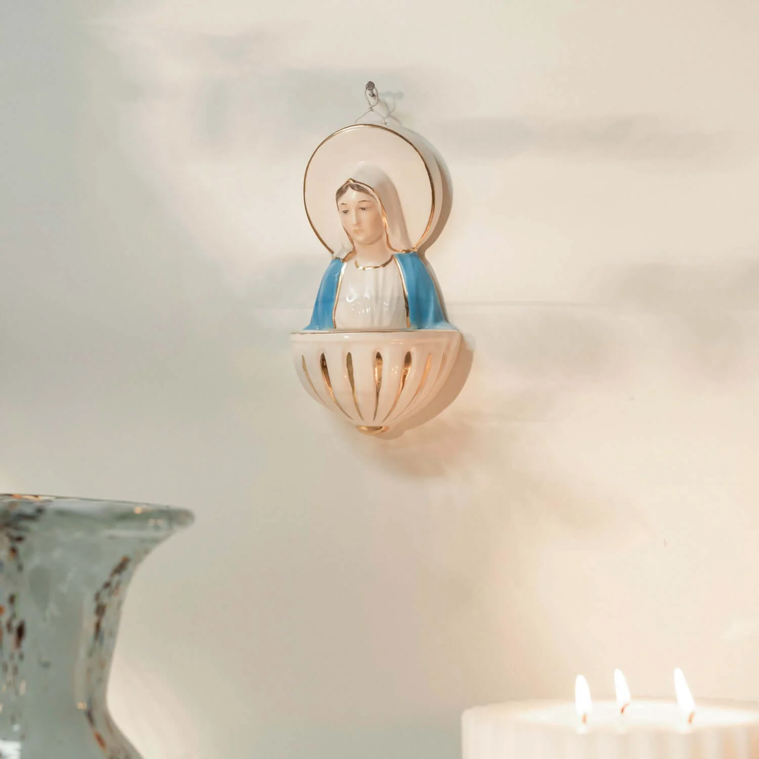 OUR LADY OF GRACE - HOLY WATER FONT - Image 2