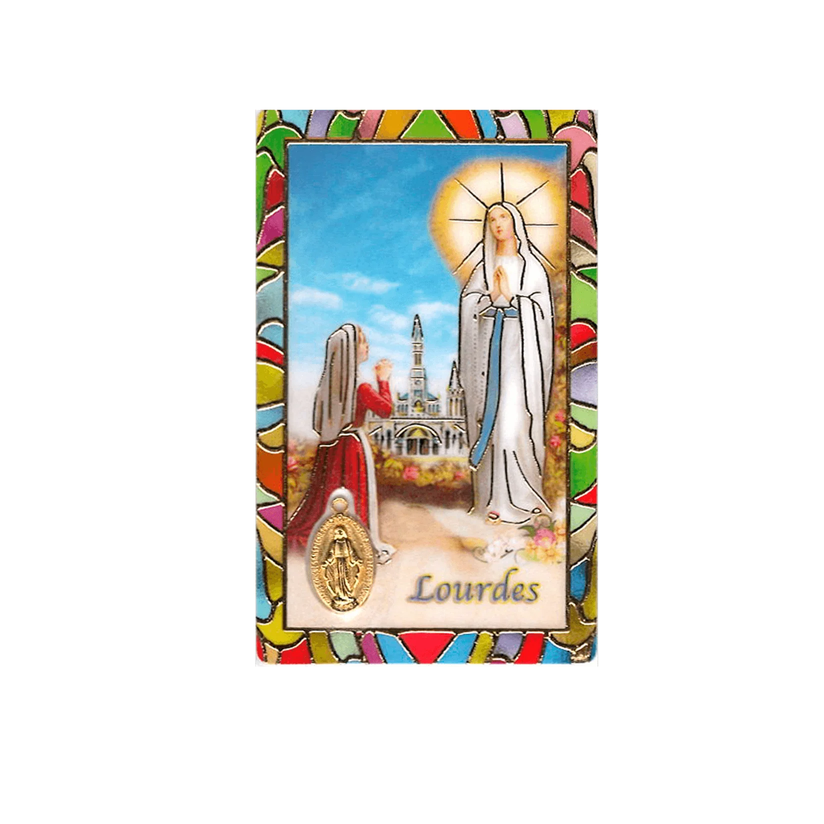 OUR LADY OF LOURDES - PRAYER CARD