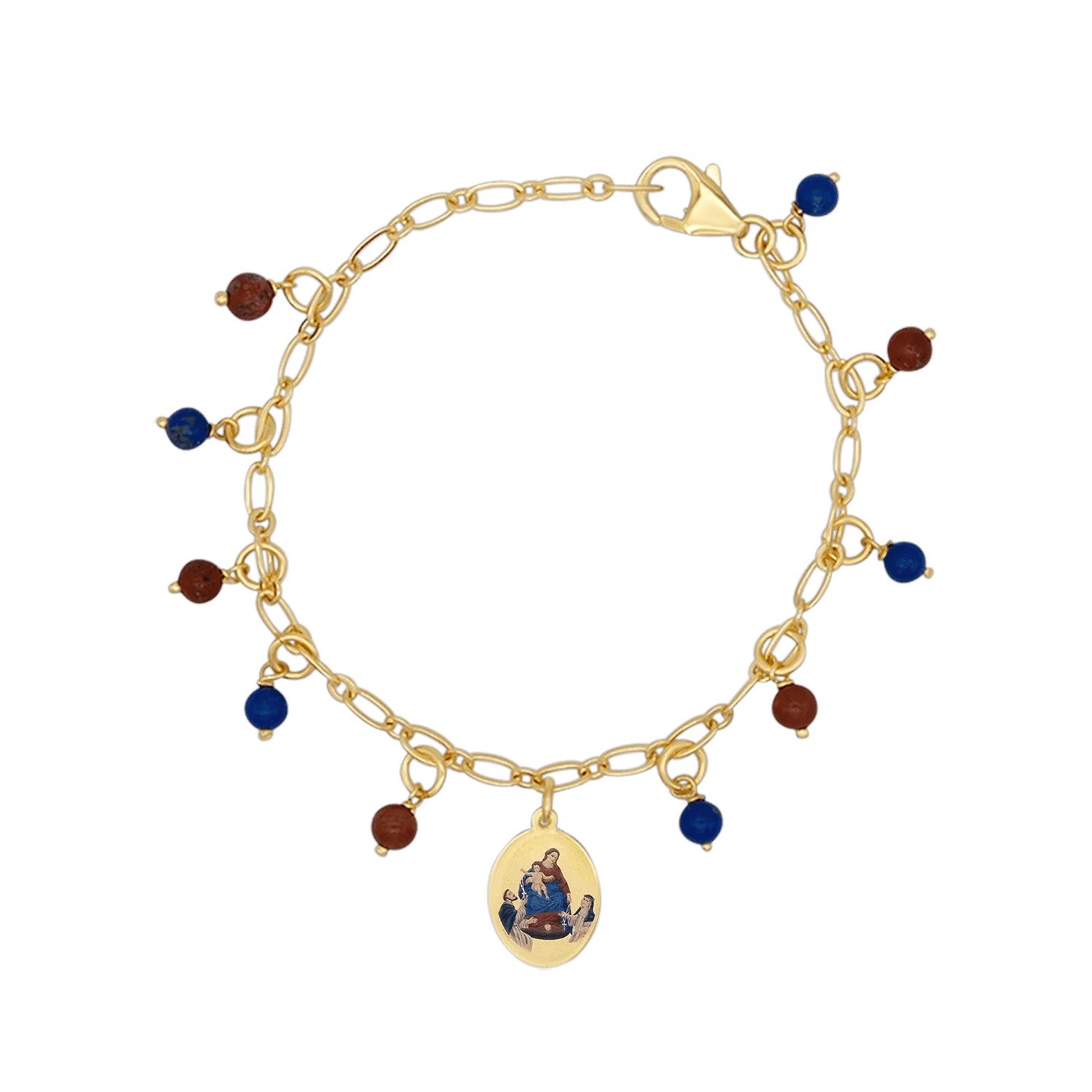 OUR LADY OF POMPEII - BEADED BRACELET
