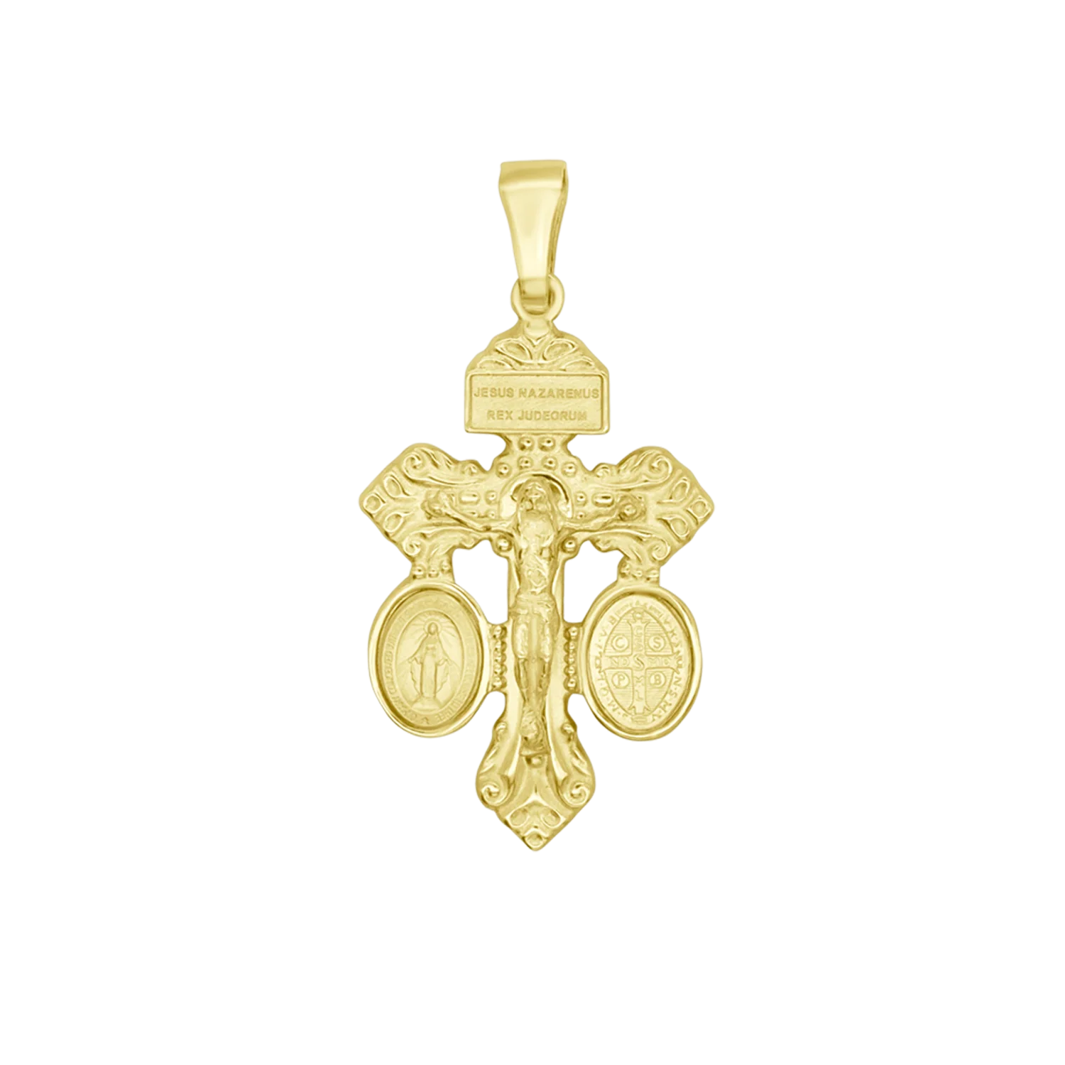 PARDON CRUCIFIX - GOLD PENDANT
