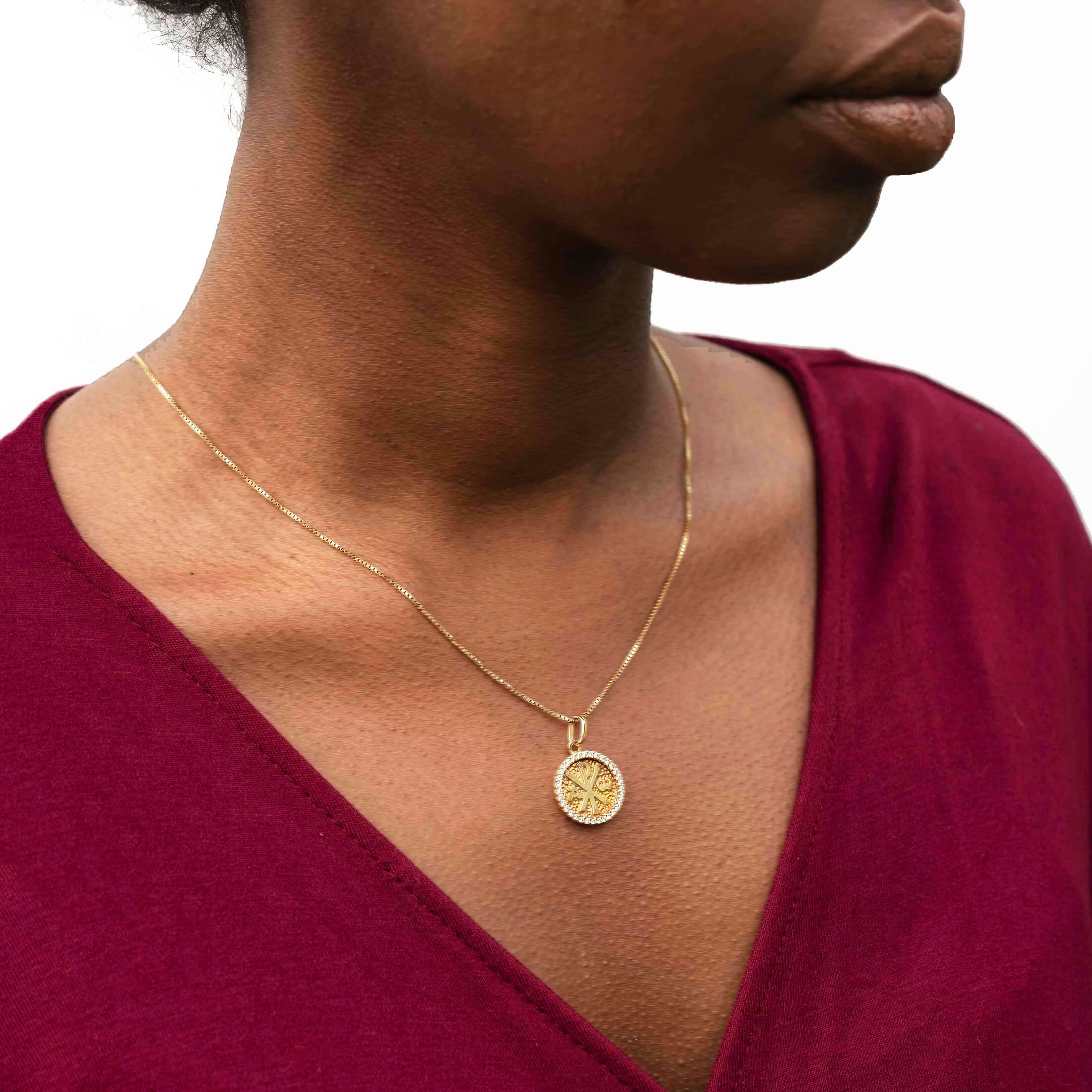PEACE - PENDANT - GOLD - Image 3