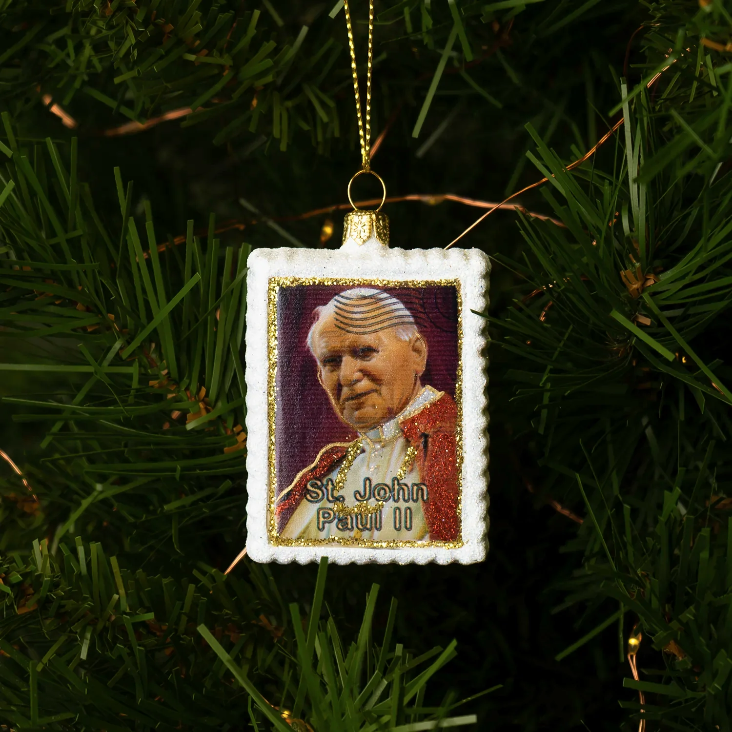 POPE JOHN PAUL II - CHRISTMAS TREE ORNAMENT - Image 2