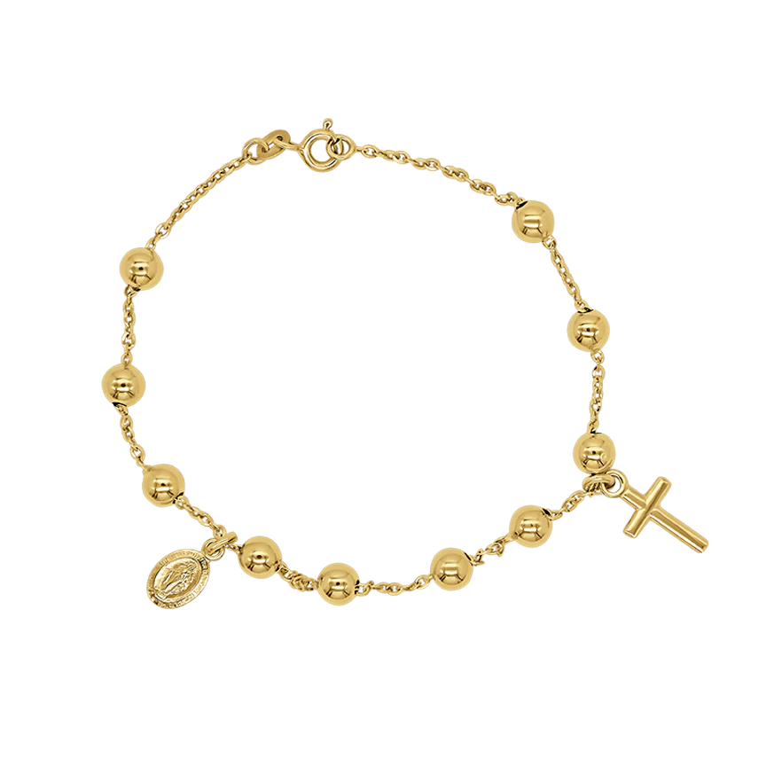 ROSARY BRACELET - GOLD