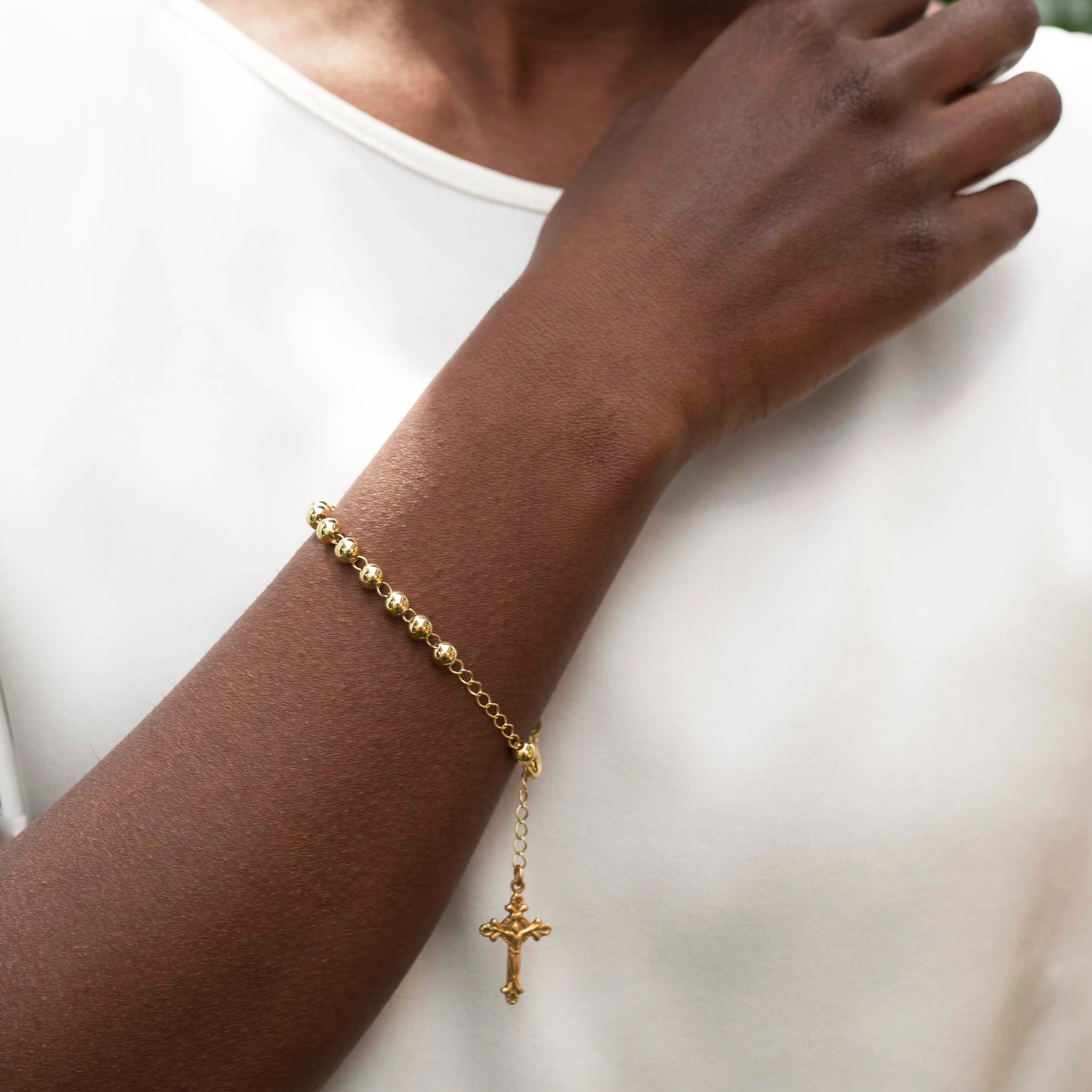 ROSARY BRACELET - VERMEIL SILVER - Image 3