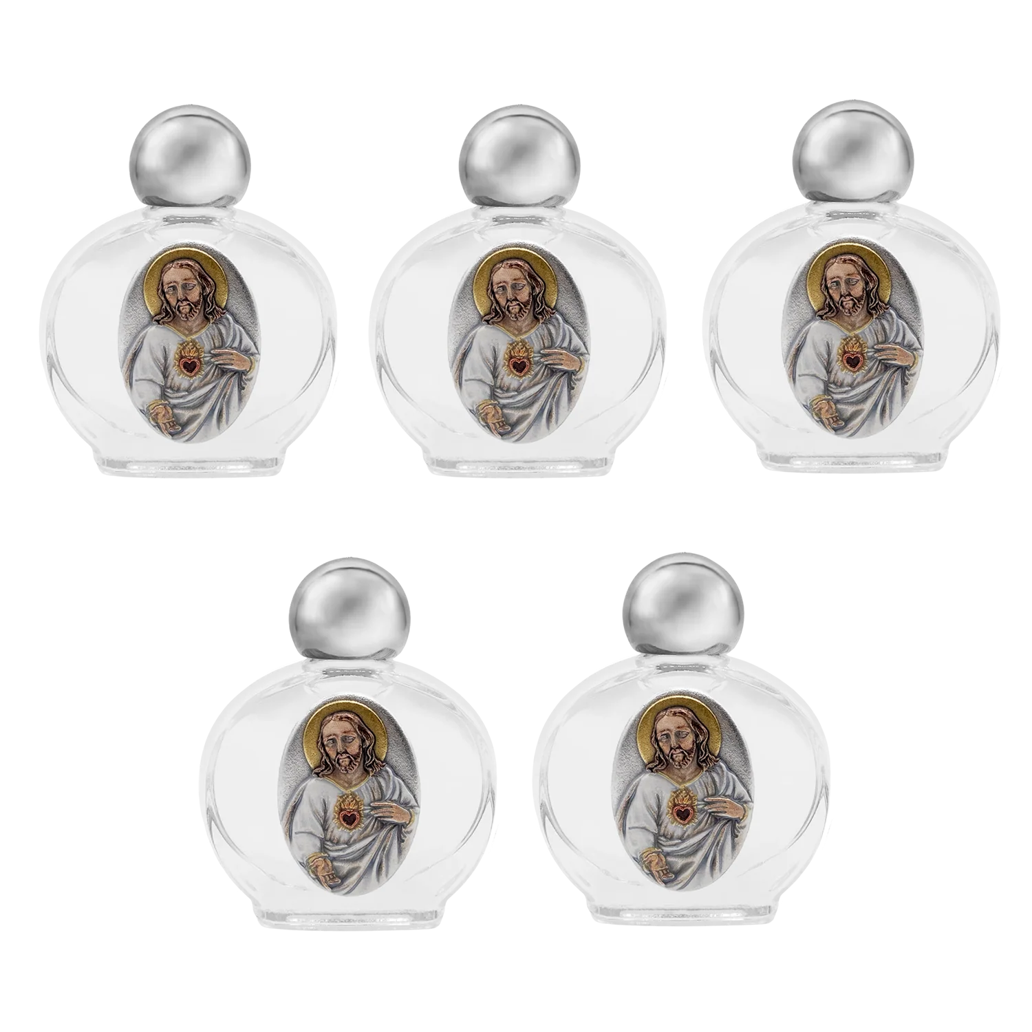 SET OF SACRED HEART OF JESUS - HOLY WATER - Image 3