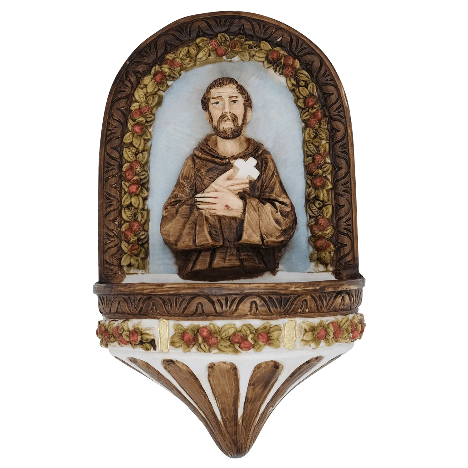 ST FRANCIS OF ASSISI - HOLY WATER FONT