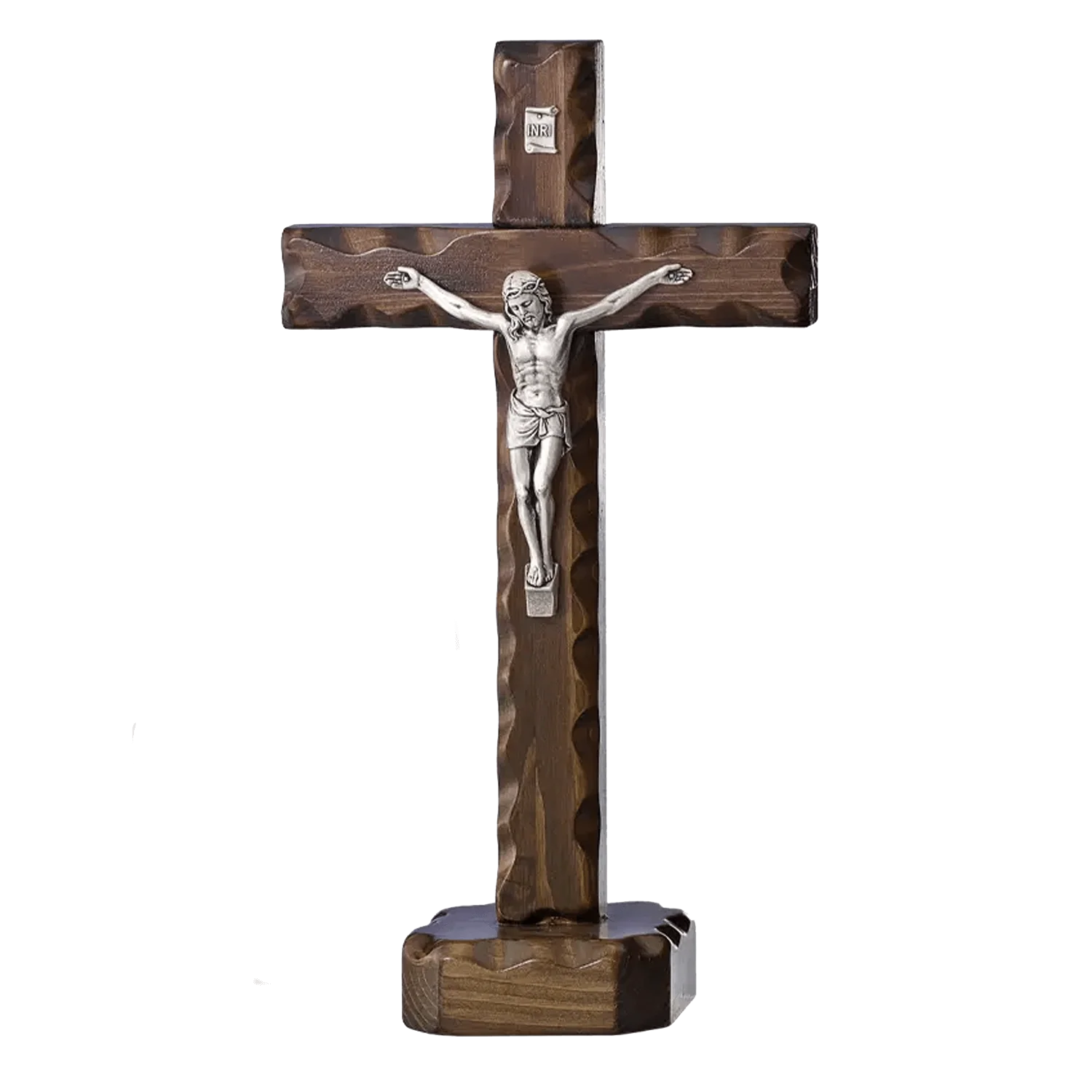 STANDING CRUCIFIX - WOOD