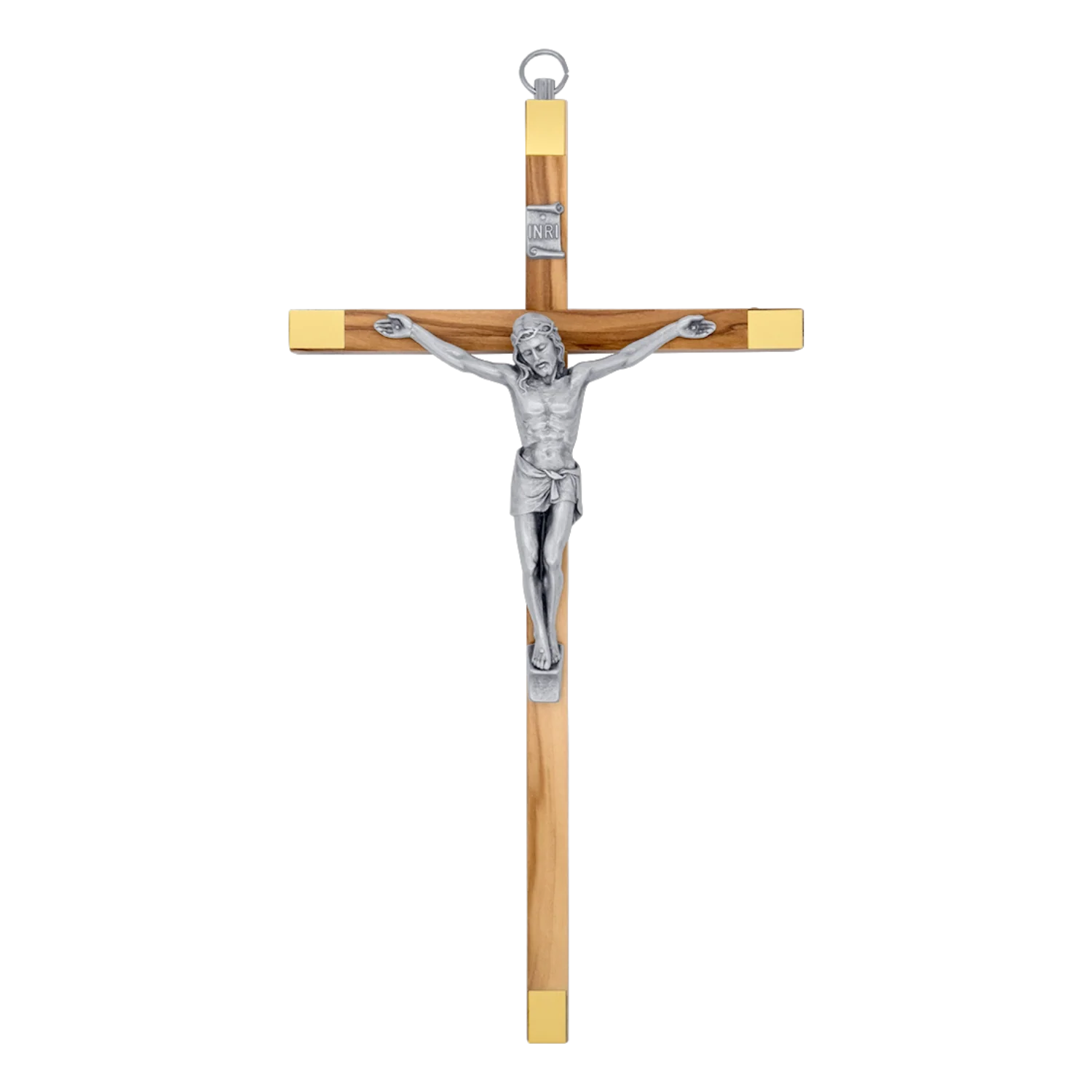 WALL CRUCIFIX - OLIVE WOOD